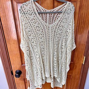 Cream Bathing Suit Coverup